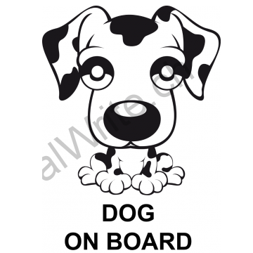 Adesivo bimbo a bordo Dog On Board
